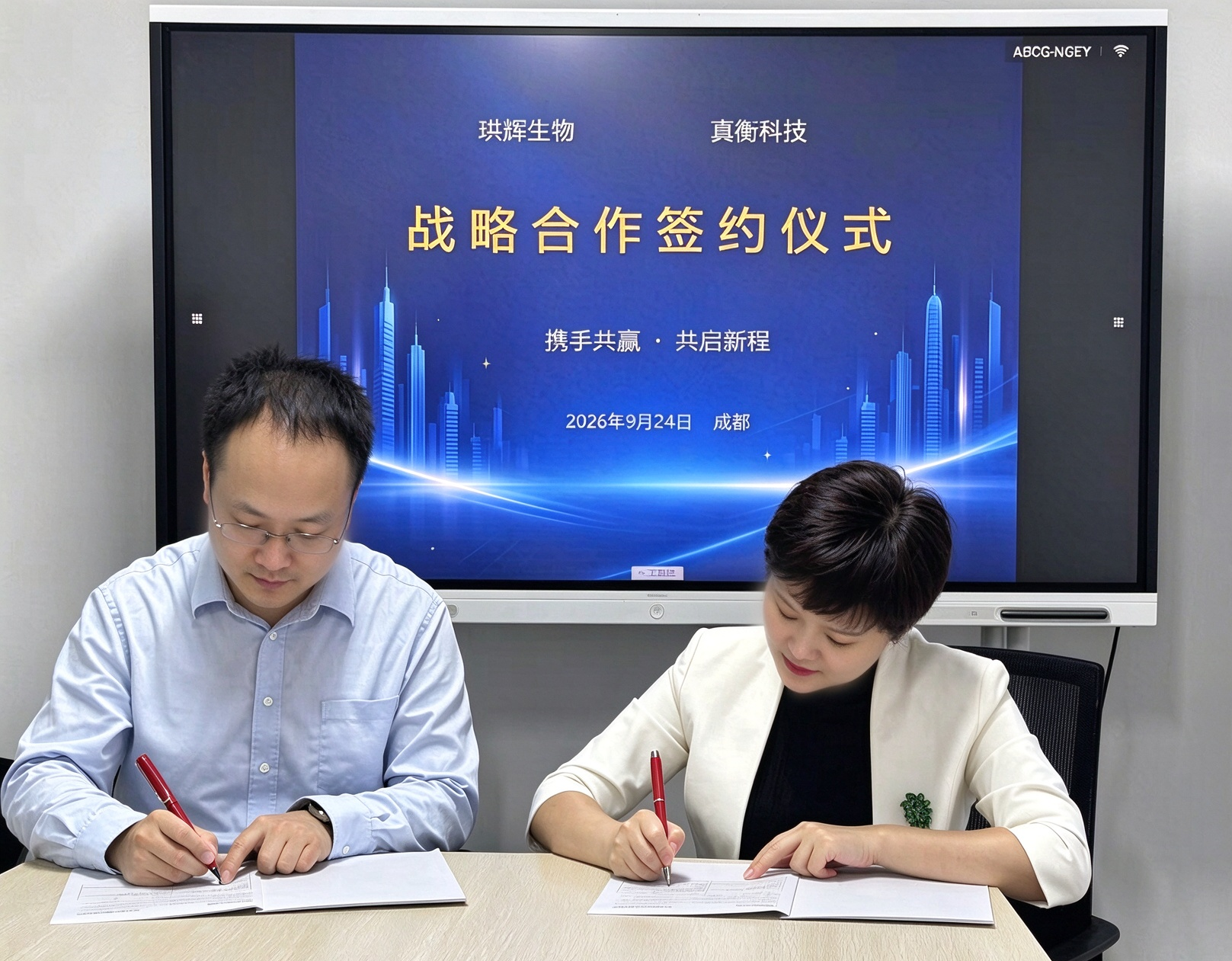 强强联合｜珙辉生物与真衡科技正式缔结战略合作关系
